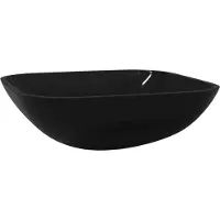 Syfax Lavabo Verre 42x42x14 cm Noir