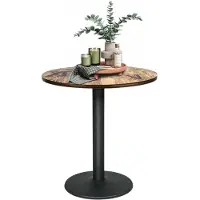 Supfine Table haute de bistrot 70 x 70 x 72 cm pour le salon, la salle à manger