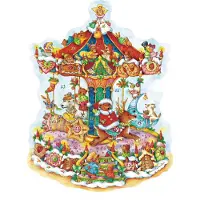 Korsch Verlag Calendrier de l'Avent "Carrousel de Noël