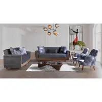 Xl Moebel Gmbh Sofagarnitur 3+2+1+1 Holz Wohnzimmer Luxus Sofa Modern Stoff Komplett Modern