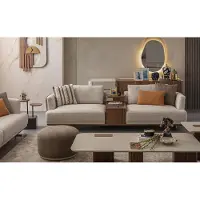 Xl Moebel Gmbh Ensemble de canapé 3+3+1 places moderne Fauteuil Relax Style moderne 3pcs Luxe Salon