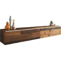 Mirjan 24 Meuble TV avec éclairage LED 180 cm WILLA D – marron