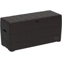 Duramax Durabox Boîte de rangement en plastique 270 l, 117 x 45 x 56 cm, brun 86601