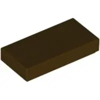 LEGO 1x2 carreaux 3069 - 50 pièces brun foncé