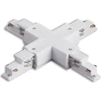 ISOLED Connecteur DALI X triphasé pour rail de montage en surface, blanc