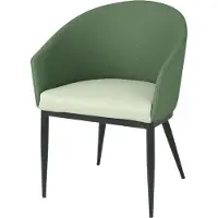 Bolero Chaises de salle à manger d'intérieur Sloane - Vert Forêt Mixte (2 pièces)