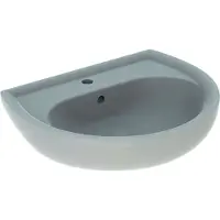 Geberit Lavabo RENOVA m HL avec trop-plein 600x490mm pergamon (490 mm, 600 mm)