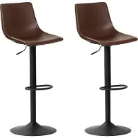 Zesso Stozy Tabouret de bar Fara Marron - 2 pièces