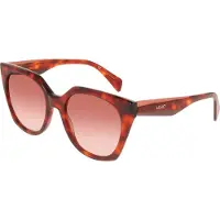 Liu Jo Lunettes de Soleil - - LJ813S - Acétate - Red Tortoise (Rouge) - Carré 54/19/140