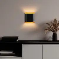 Opviq , applique murale en métal, noire, 15 x 15 x 11 cm | 1 x G9, max. 8 W (ampoule non fournie) | IP20, idéale pour un style industriel et les intérieurs modernes.
