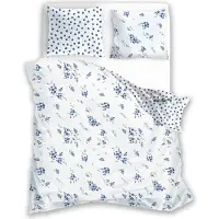 Faro Linge de lit 160x200+ 2x 70x80 100 % satin de coton Parure de lit Housse de couette (Milagro Verde 012)