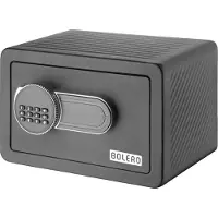 Bolero Coffre-fort d'hôtel Standard Noir 200x310x200mm