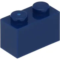 LEGO : 100x Stein 1x2 en 'Dark Blue' (bleu foncé)