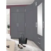 Dakar Ensemble de meubles de rangement Smart, 6 éléments, anthracite