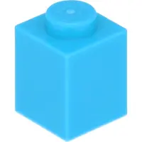 LEGO : 100x Stein 1x1 en hellem Azure