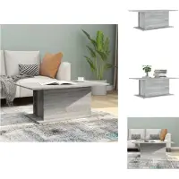 vidaXL Table basse Gris Sonoma 102x55,5x40 cm Bois composite - Tables basses