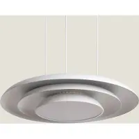 LEDKIA Plafonnier Led 26w Métal Ø400 Mm Cct Sélectionnable Zaysan Blanc