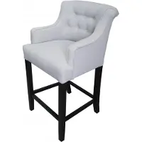 AEA Tabouret de bar set de 2 chaises de bar tabouret de comptoir chaise Chesterfield tissu