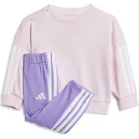 Adidas Essentials 3 Stripes Joggers Set Rose 24 Months-3 Years Enfants