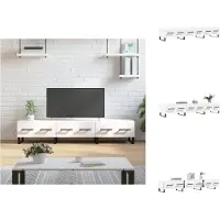 vidaXL Armoire TV Blanc 150x36x30 cm Bois composite - Meuble TV