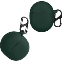 Kwmobile Housse compatible avec Google Pixel Buds Pro Housse - Ecouteurs Case - TPU Silikon Cover - Housse de protection en vert foncé