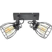 Urban Interiors Spot de plafond Wire à 2 lampes, noir