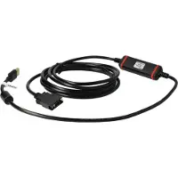 VHBW Câble de programmation USB pour OMRON CS, CJ, CQM1H, CPM2C. Remplace adaptateur CS1W-CS114