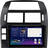 AWESAFE 2K Écran Autoradio Android 128GB pour VW Polo 9N/9N3 (2001-2009) avec CarPlay, Android Auto, navigation GPS, 4G LTE, Bluetooth, DAB+, caméra de recul etau volant