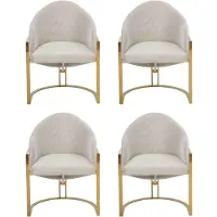 Xl Moebel Gmbh Modern 4x Stühle Polsterstuhl Esszimmerstuhl Metall Küchenstuhl Weiß Stilvoll