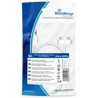 MediaRange MRCS181 Câble USB 2.0 vers Apple Dock (30 broches) mâle, 1,0 m, blanc
