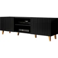 Mirjan 24 Meuble TV 150 cm CRATO – noir