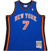 Mitchell & ness Maillot de basket-ball NBA, modèle "Dark Jersey", équipe New York Knicks, joueur Carmelo Anthony, numéro 7, couleur royale, taille 2XL