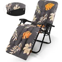 StarTech.com Coussin pour chaise longue - Coussin d'assise et de dossier - Antidérapant - 100 % coton - Amovible et lavable - Pour le jardin et la terrasse - Bordeaux