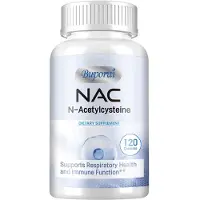 Buporai NAC N-acétylcystéine 500 mg (120 gélules) Complément alimentaire, Foie, Rein, Poumon, Voies respiratoires