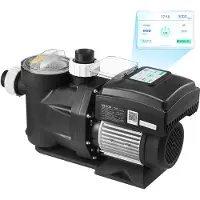 Vevor Pompe Piscine Vitesse Variable 2200 W Pompe Filtration Piscine 43000 L/h pour Piscines Hors Sol Enterrées