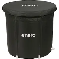 Enero Bac à glace pour bains froids 80 × 75 cm – Bac à glace pour bains d'hiver, cryothérapie et récupération