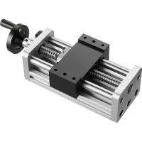 Vevor Guide Linéaire Vis à Billes Course 100 mm Guidage Linéaire à Vis à Billes pour Commande Numérique Axes XYZ Routeur CNC