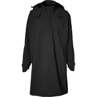 Basil poncho de pluie pour vélo Mosse, jet black