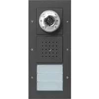 Gira 127067 Station de porte vidéo AP triple communication de porte Anthracite