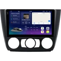 AWESAFE 2K Écran Autoradio Android 128GB pour BMW Série 1 E81/E82/E87/E88 (2004–2013) avec CarPlay, Android Auto, navigation GPS, 4G LTE, Bluetooth, DAB+, caméra de recul etau volant