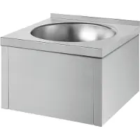 Delabie lavabo SXS sans robinetterie Edst. 1.4301 satiné
