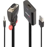 Lindy 902883364 Vga Hdmi Adapter Argenté