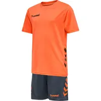 Hummel Promo Duo Short Sleeve Set Rouge,Blanc 176 cm Enfants