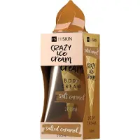 HiSkin Crazy Ice Cream Crème pour le corps au caramel salé, 200 ml