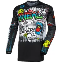 O'Neal Element Rancid maillot de motocross noir/multicolore