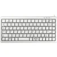 Cherry Compact-Keyboard G84-4100 - Tastatur - USB - Englisch - US - Hellgrau