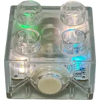 LEGO DUPLO 2x2 Brique à effet lumineux avec changement de couleur - 10933 NOUVEAU ! Quantité 1x