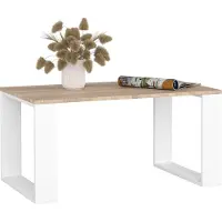 Akord Table Basse Nox Chêne Sonoma/Blanc 92X53X45