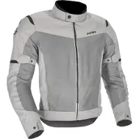 Acerbis Ramsey Vented 2.0 Mesh Light Grey Textile Jacket Taille M