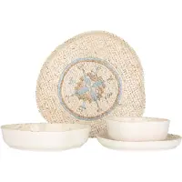RINART service de table - Celest - 24 pièces - 6 personnes - Porcelaine